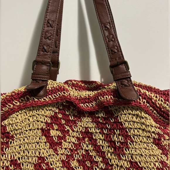 A Point Etc Tampico Bag Woven Basket Style - Picture 2 of 5